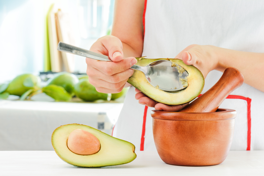 Hat braune punkte avocado Braune Fäden