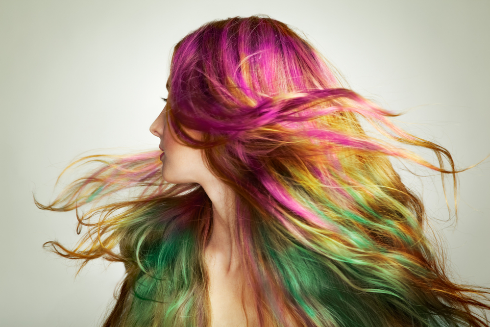 bunte haarkreide