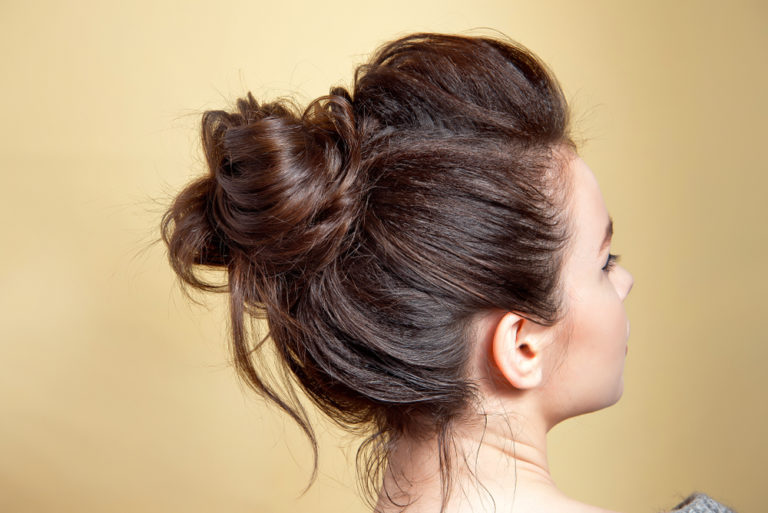 Chignon Knoten selber machen
