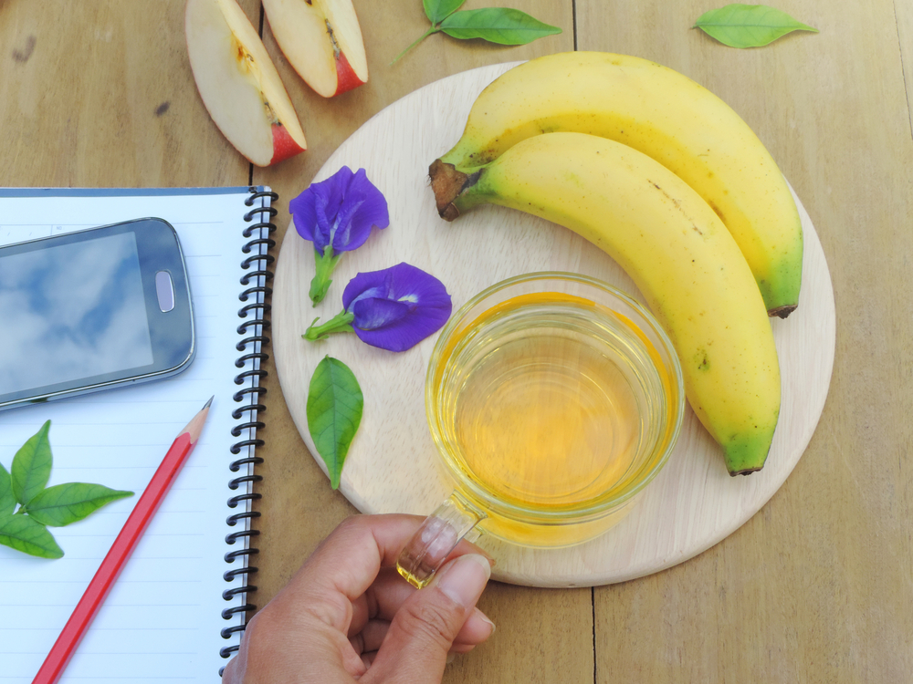 gesunder bananentee