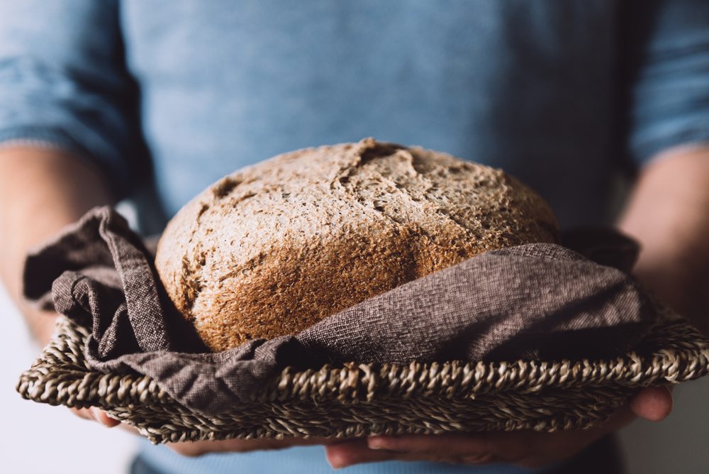 frisch gebackenes brot