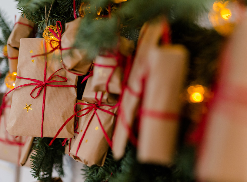 Umweltfreundliche Verpackungen für Weihnachtsgeschenke