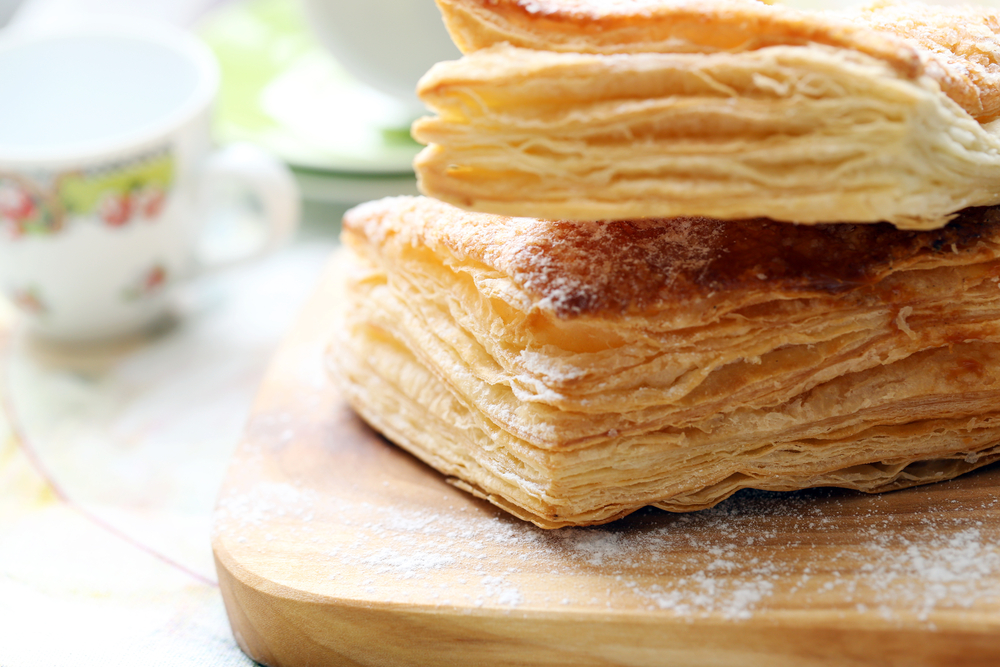 kuchen aus blätterteig